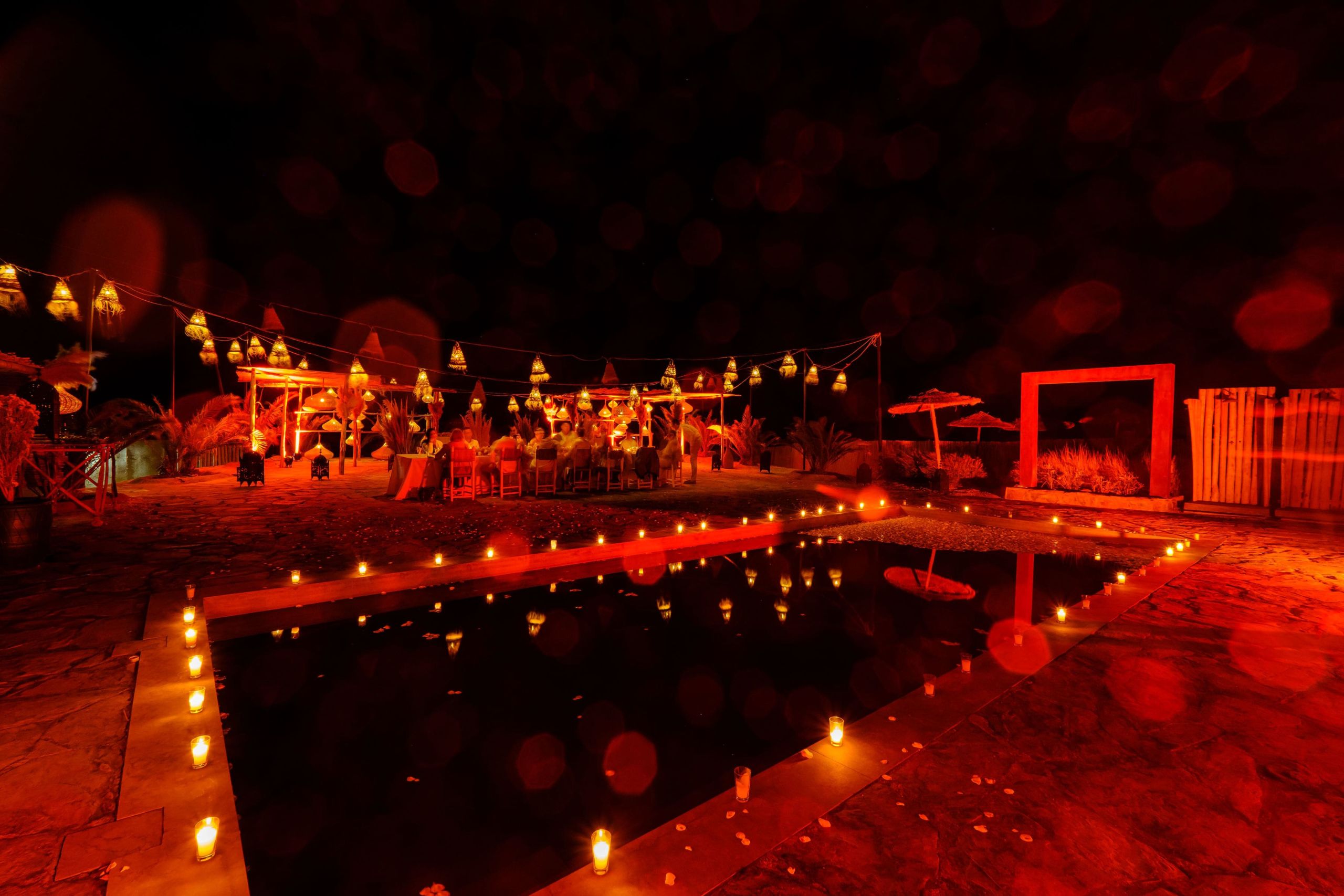 Full-Day Premium: Quad + Pool & Lunch + Sunset Camel + Dinner (Luxury Camp)